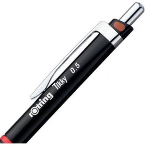 Ołówek automatyczny rOtring Tikky, 0.5mm, Black - 2